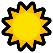 ☀️ Emoji Sonne Microsoft Windows 11.