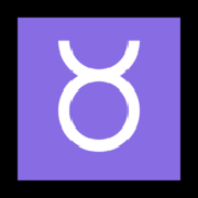 Emoji ♉ Segno Zodiacale Del Toro su Microsoft Windows 11.