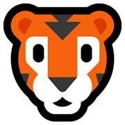 🐯 Emoji Tigergesicht Microsoft Windows 11.