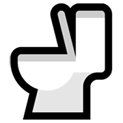 Emoji 🚽 Toilette su Microsoft Windows 11.