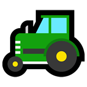 🚜 Emoji Tractor en Microsoft Windows 11.