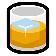 Emoji 🥃 Bicchiere Tumbler su Microsoft Windows 11.