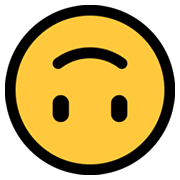 Emoji 🙃 Faccina Sottosopra su Microsoft Windows 11.