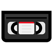 Emoji 📼 Videocassetta su Microsoft Windows 11.
