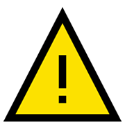 Émoji ⚠️ Symbole D’avertissement sur Microsoft Windows 11.
