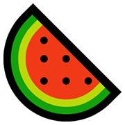 🍉 Emoji Wassermelone Microsoft Windows 11.