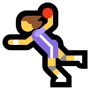 🤾‍♀️ Emoji Handballspielerin Microsoft Windows 11.