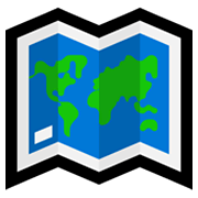 Émoji 🗺️ Carte Du Monde sur Microsoft Windows 11.