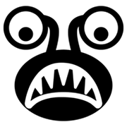 👾 Emoji Monstruo Alienígena en Microsoft Windows 8.0.