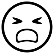 Emoji 😧 Faccina Angosciata su Microsoft Windows 8.0.