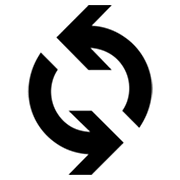 🔄 Emoji kreisförmige Pfeile gegen den Uhrzeigersinn Microsoft Windows 8.0.