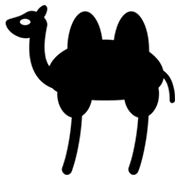 🐫 Emoji Camelo Com Duas Corcovas na Microsoft Windows 8.0.