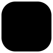 🔲 Emoji schwarze quadratische Schaltfläche Microsoft Windows 8.0.