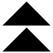 ⏫ Emoji Triángulo Doble Hacia Arriba en Microsoft Windows 8.0.