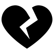💔 Emoji Corazón Roto en Microsoft Windows 8.0.