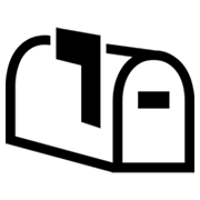 Émoji 📫 Boîte Aux Lettres Fermée Drapeau Levé sur Microsoft Windows 8.0.
