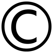 ©️ Emoji Copyright en Microsoft Windows 8.0.