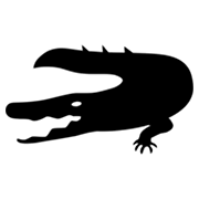 Émoji 🐊 Crocodile sur Microsoft Windows 8.0.