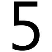 Émoji 5️ Chiffre cinq sur Microsoft Windows 8.0.