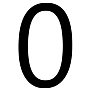 0️ Emoji Dígito cero en Microsoft Windows 8.0.