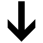 Emoji ⬇️ Freccia Rivolta Verso Il Basso su Microsoft Windows 8.0.