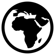 Émoji 🌍 Globe Tourné Sur L’Afrique Et L’Europe sur Microsoft Windows 8.0.