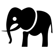 Emoji 🐘 Elefante su Microsoft Windows 8.0.