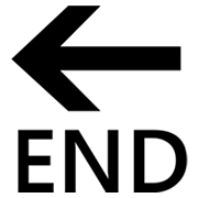 🔚 Emoji Seta «END» na Microsoft Windows 8.0.