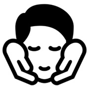 💆 Emoji Person, die eine Kopfmassage bekommt Microsoft Windows 8.0.