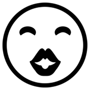 😘 Emoji Cara Lanzando Un Beso en Microsoft Windows 8.0.