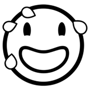 😰 Emoji Cara Con Ansiedad Y Sudor en Microsoft Windows 8.0.