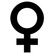 Emoji ♀️ Simbolo Genere Femminile su Microsoft Windows 8.0.