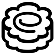 Emoji 🍥 Tortino Di Pesce A Spirale su Microsoft Windows 8.0.