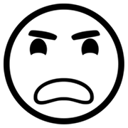 😦 Emoji Cara Con El Ceño Fruncido Y La Boca Abierta en Microsoft Windows 8.0.
