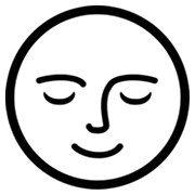 🌝 Emoji Luna Llena Con Cara en Microsoft Windows 8.0.