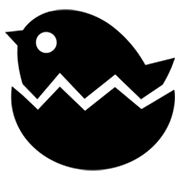 Emoji 🐣 Pulcino Che Nasce su Microsoft Windows 8.0.