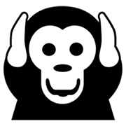 🙉 Emoji sich die Ohren zuhaltendes Affengesicht Microsoft Windows 8.0.