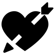💘 Emoji Corazón Con Flecha en Microsoft Windows 8.0.