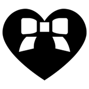 Emoji 💝 Cuore Con Fiocco su Microsoft Windows 8.0.