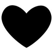 ❤️ Emoji Corazón Rojo en Microsoft Windows 8.0.