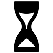 ⏳ Emoji Reloj De Arena Con Tiempo en Microsoft Windows 8.0.