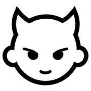 Emoji 👿 Faccina Arrabbiata Con Corna su Microsoft Windows 8.0.