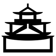 Emoji 🏯 Castello Giapponese su Microsoft Windows 8.0.