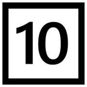 Émoji 🔟 Touches : 10 sur Microsoft Windows 8.0.