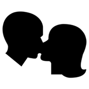 Emoji 💏 Bacio Tra Coppia su Microsoft Windows 8.0.