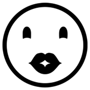 Emoji 😙 Faccina Che Bacia Con Occhi Sorridenti su Microsoft Windows 8.0.