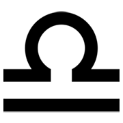 Emoji ♎ Segno Zodiacale Della Bilancia su Microsoft Windows 8.0.