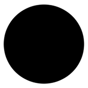 Emoji ⚫ Cerchio Nero su Microsoft Windows 8.0.