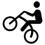 🚵 Emoji Pessoa Fazendo Mountain Bike na Microsoft Windows 8.0.