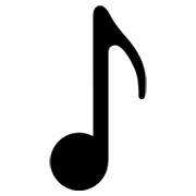 Émoji 🎵 Note De Musique sur Microsoft Windows 8.0.